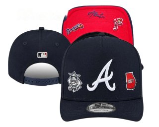 Gorra New Era Atlanta Braves Azul y Roja