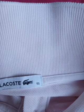 Polo Lacoste Rosa Taglia 50 (L)
