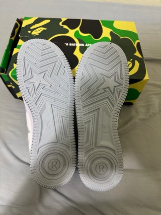 BAPE Zapatillas Gris/Blanco