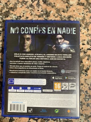 Intenciones Ocultas PS4 (PlayStation 4)