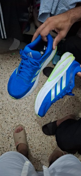 Zapatillas Adidas Hombre Azul y Verde