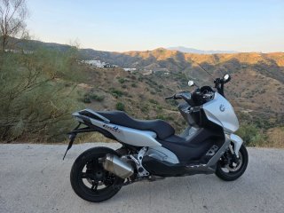 BMW C600 Sport Maxi Scooter Plata