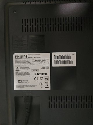 TV Philips 32 LED 32PHH4101 Sin Peana