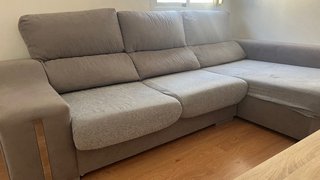 Sofá Chaise Longue Gris