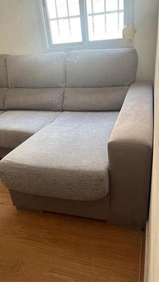 Sofá Chaise Longue Gris