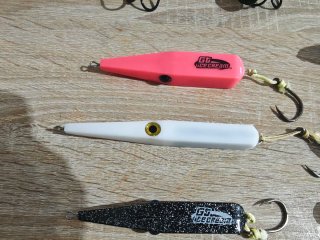 Gran lote señuelos pesca spinning pesado