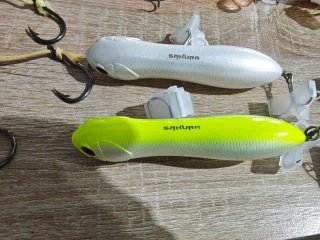 Gran lote señuelos pesca spinning pesado