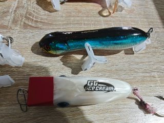 Gran lote señuelos pesca spinning pesado