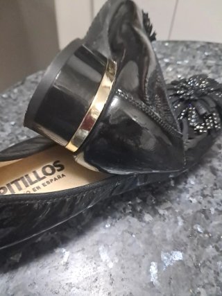Zapatos Pitillos Negros Talla 38