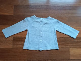 Conjunto bebé ardilla gris