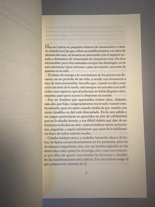 Libro del desasosiego - Fernando Pessoa