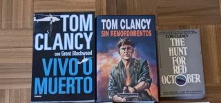Lote 3 novelas Tom Clancy (1 en inglés)
