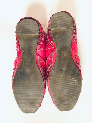 Bailarinas Manoletinas Lentejuelas Talla 37