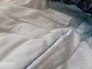 Saco de dormir momia azul