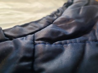 Saco de dormir momia azul