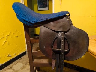 Silla de entrenamiento para caballos