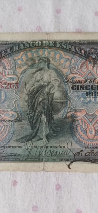 Billete 50 Pesetas Banco de España 1906