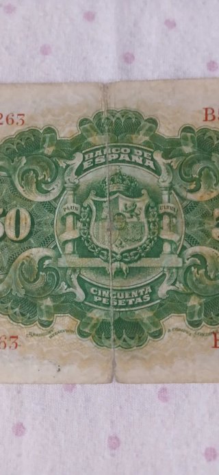 Billete 50 Pesetas Banco de España 1906