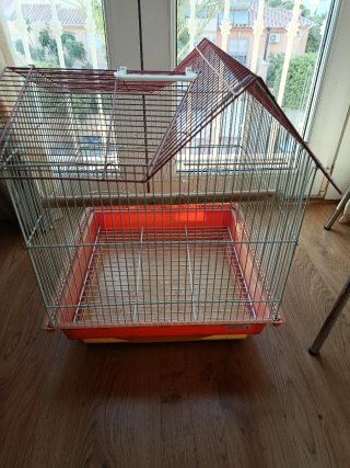 Jaula grande para pájaros