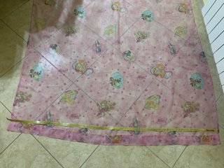 Tenda Winx Club vintage in tessuto semitrasparente