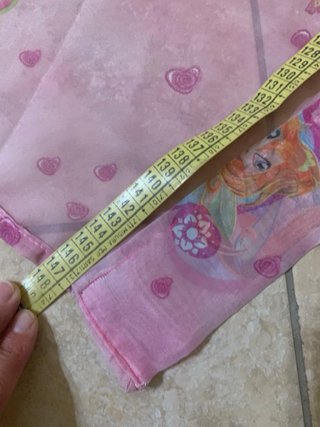 Tenda Winx Club vintage in tessuto semitrasparente