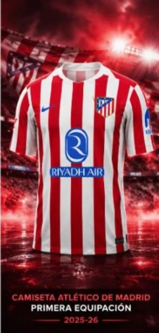 Camiseta Atleti Nike Roja y Blanca