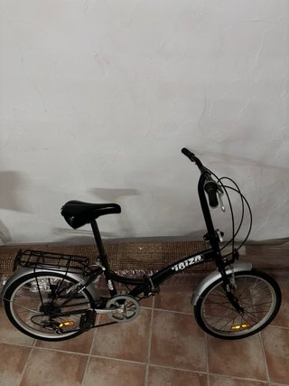Bicicleta plegable Ibiza negra
