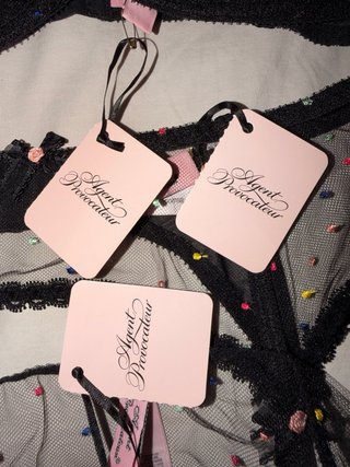 Set Lingerie Agent Provocateur Nero Pois