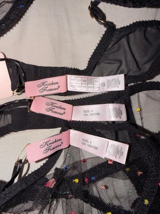 Set Lingerie Agent Provocateur Nero Pois