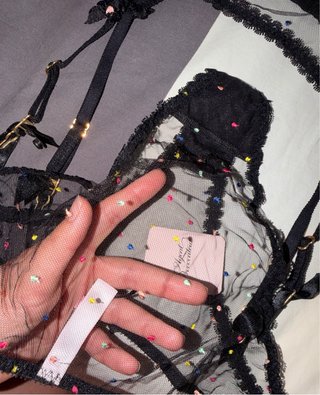 Set Lingerie Agent Provocateur Nero Pois