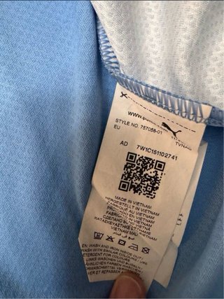 Camiseta Puma original Manchester City talla M