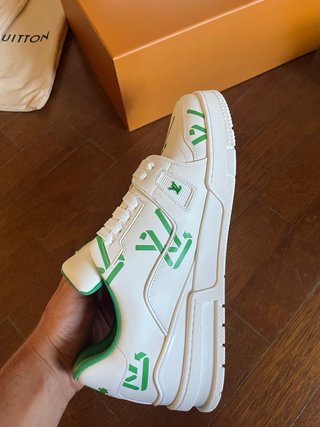 Louis Vuitton Sneakers Bianche e Verdi