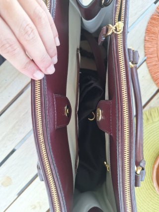 Bolso Ralph Lauren Bennington Saffiano con Correa
