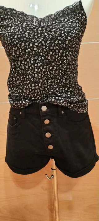 Lote Camiseta Billabong y Short Negro