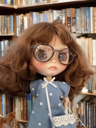 Conjunto Blythe Vestido Azul Lunares