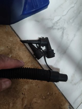 Inflador de aire Tribord azul