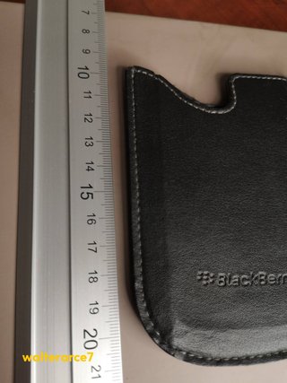 Funda BlackBerry Negra Cuero