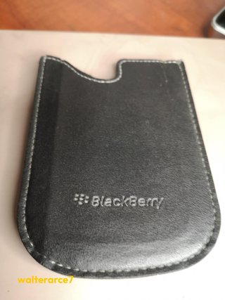 Funda BlackBerry Negra Cuero