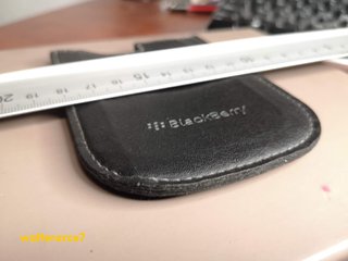 Funda BlackBerry Negra Cuero