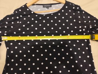 Blusa CONTEXT lunares manga acampanada