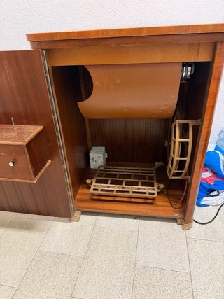 Máquina de coser Alfa de madera