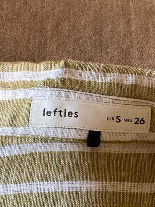 Camisa algodón Lefties S rayas
