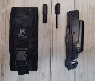 OFERTA! K25 TACTICA CON PEDERNAL Y LINTERNA