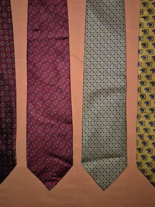 Set Cravatte Vintage in seta