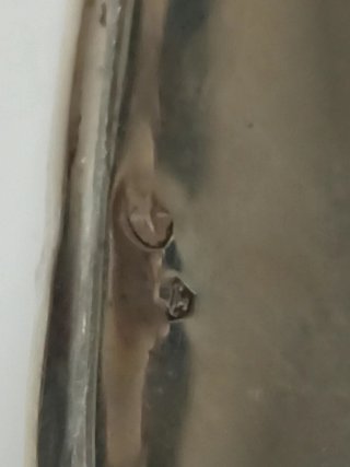 Cenicero de plata de ley