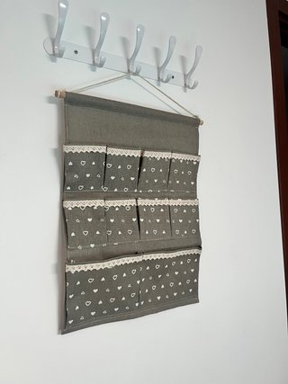 Porta oggetti in stoffa con tasche(2)