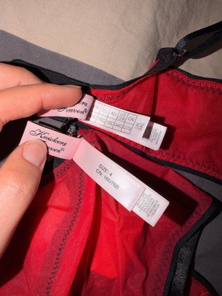 Completo Agent Provocateur Rosso Nero
