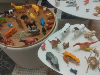 Lote de muñecos animales variados