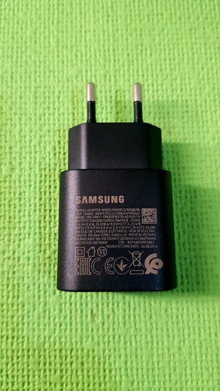 Caricabatterie Samsung 25W USB-C Nero EP-TA800