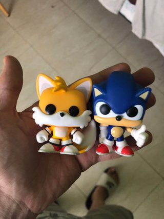 Muñecos Sonic y Tails Funko Pop